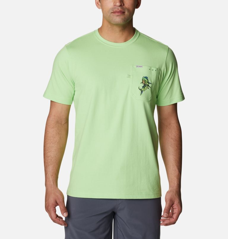 Columbia PFG Men T-Shirts | PJVXQB-402