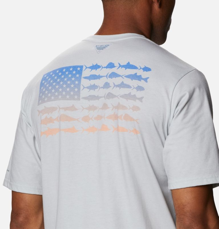 Columbia PFG Men T-Shirts | TZWOUC-720