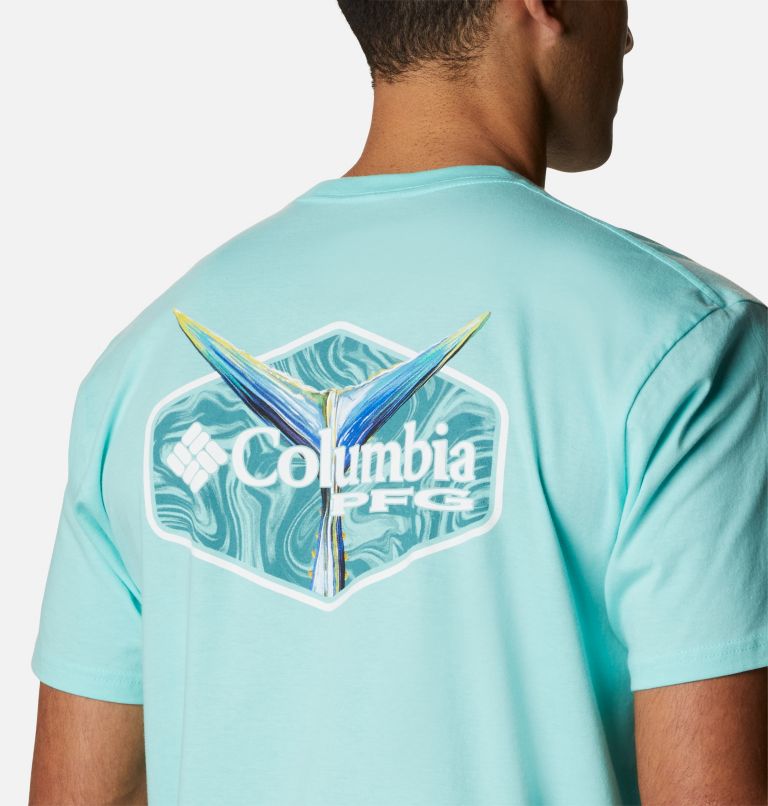 Columbia PFG Men T-Shirts | UXNLCA-798