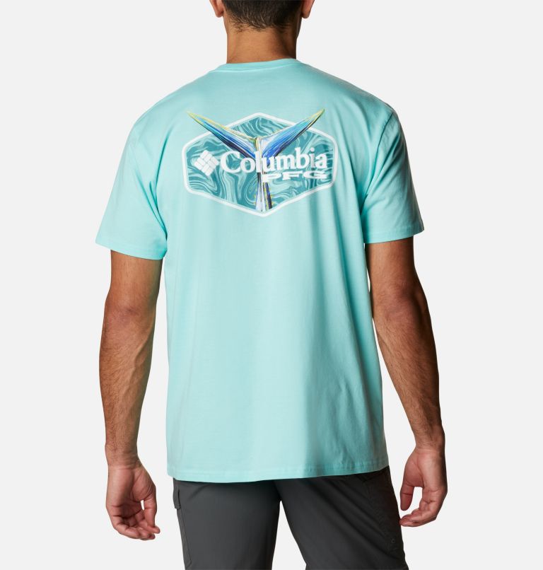 Columbia PFG Men T-Shirts | UXNLCA-798