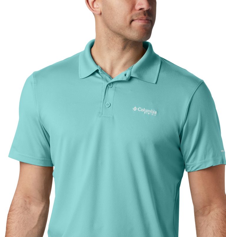 Columbia PFG Skiff Cast Men Polo Shirts | EFSCOJ-258