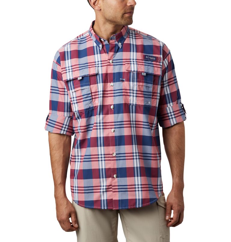 Columbia PFG Super Bahama Men Shirts | YUCZVI-920