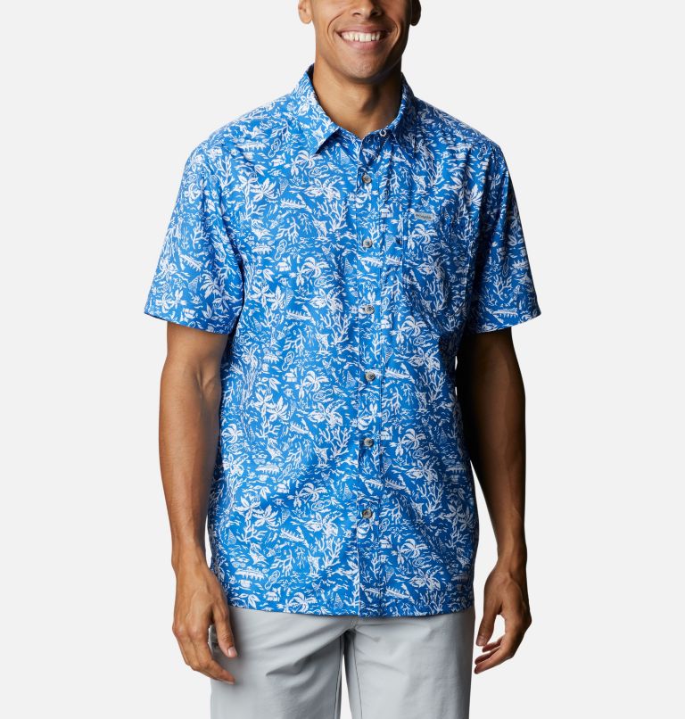 Columbia PFG Super Slack Tide Men Shirts | SVAIUC-378