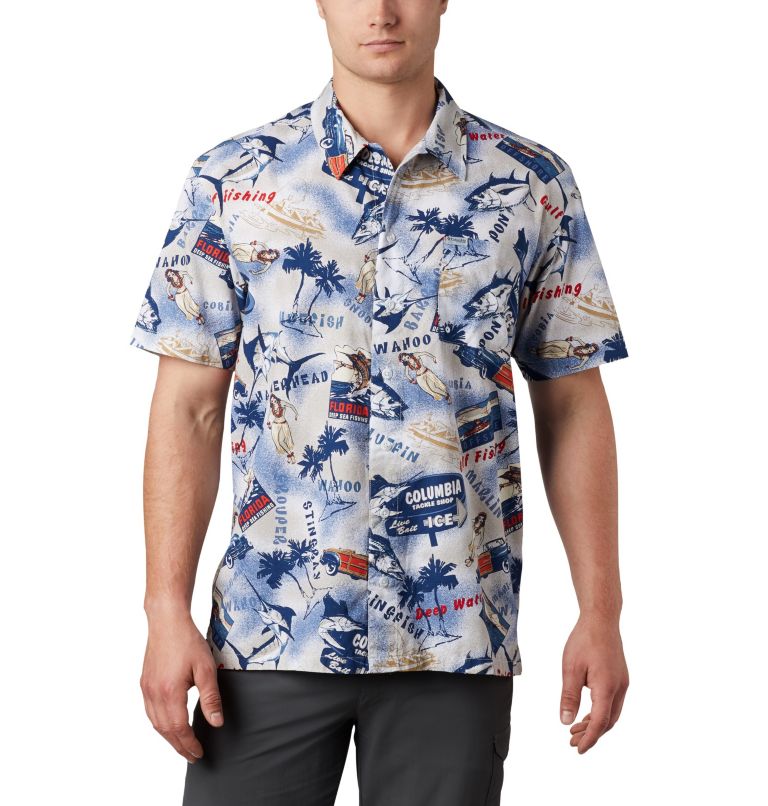 Columbia PFG Trollers Best Men Shirts | AJROFD-976