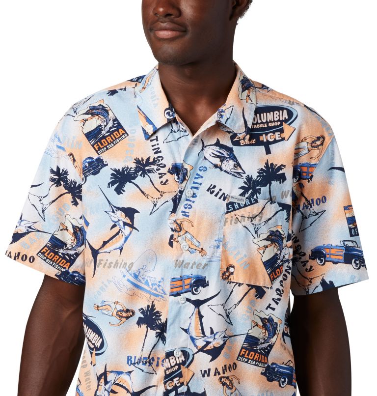 Columbia PFG Trollers Best Men Shirts | JFVLSQ-472