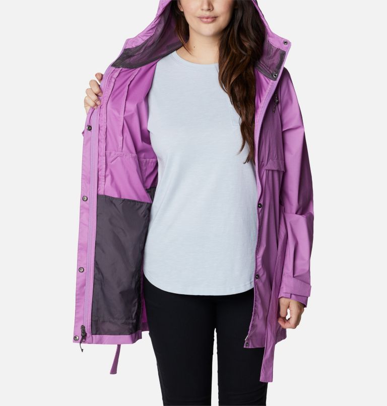 Columbia Pardon My Trench Women Rain Jackets | UXOHBD-394