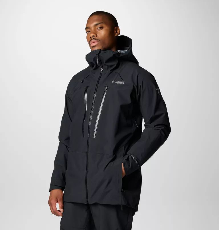 Columbia Platinum Peak™ II 3L Shell Men Jackets Black | YHBAOF-839