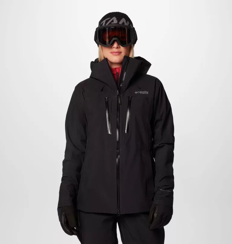 Columbia Platinum Peak™ II 3L Shell Women Ski Jackets Black | WBHKJA-286