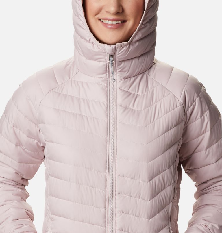 Columbia Powder Lite Women Hooded Jackets | LTPAUW-698