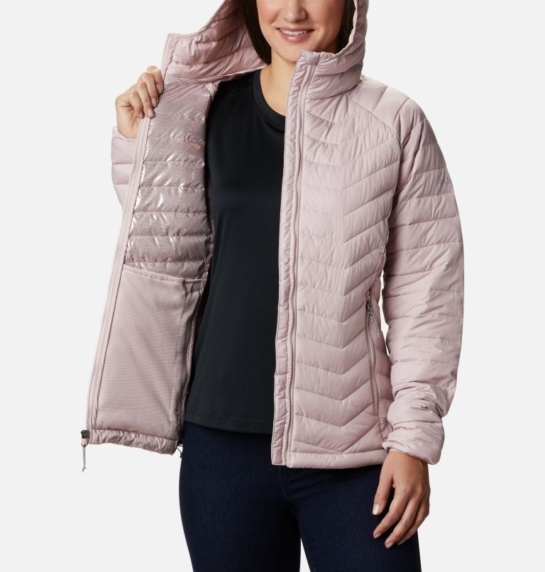 Columbia Powder Lite Women Hooded Jackets | LTPAUW-698