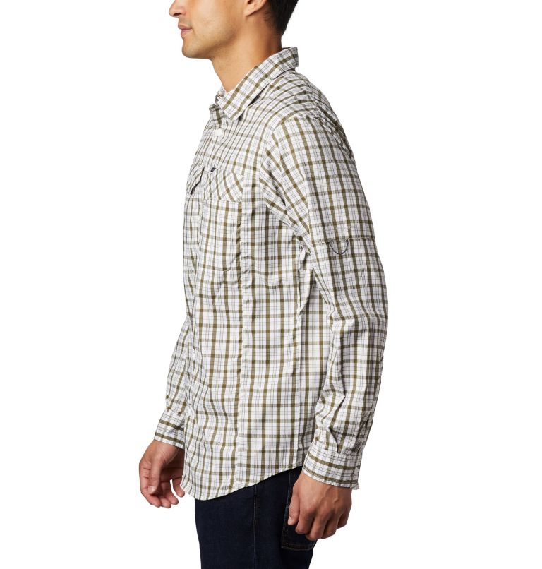 Columbia Silver Ridge Lite Plaid Men Shirts | HIMPDZ-083