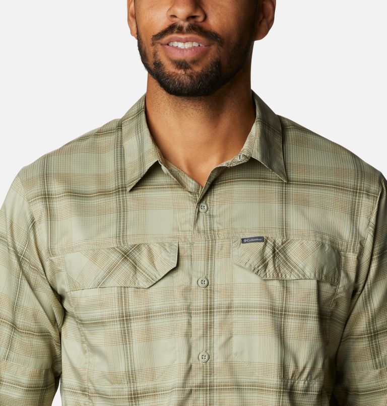 Columbia Silver Ridge Lite Plaid Men Shirts | GLYVNF-408