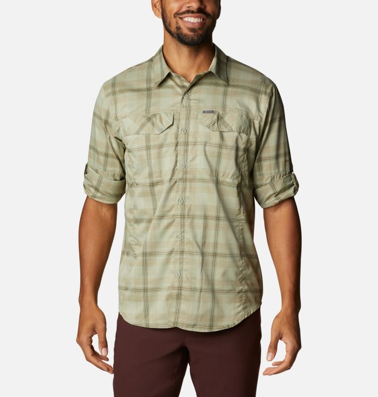 Columbia Silver Ridge Lite Plaid Men Shirts | GLYVNF-408