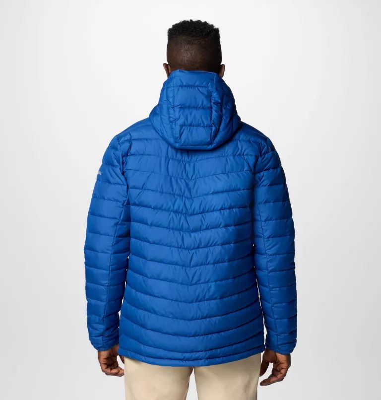 Columbia Slope Edge™ II Men Hooded Jackets Blue | LOIMQS-745