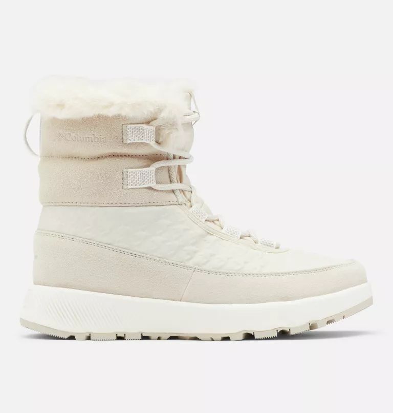 Columbia Slopeside™ Peak Luxe Women Boots White | AVSFTR-528