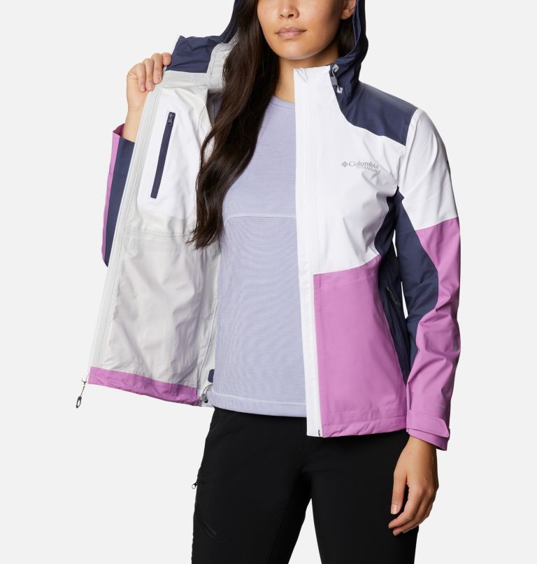 Columbia Titan Pass Women Rain Jackets | RBQGZK-497