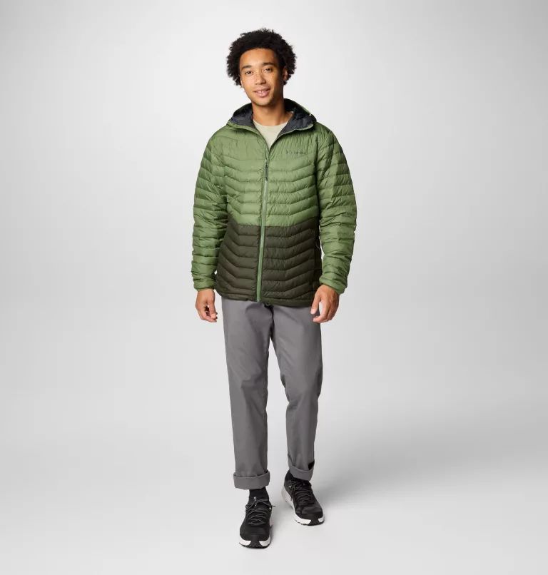 Columbia Westridge™ Down Men Hooded Jackets Green | EZBYKF-389