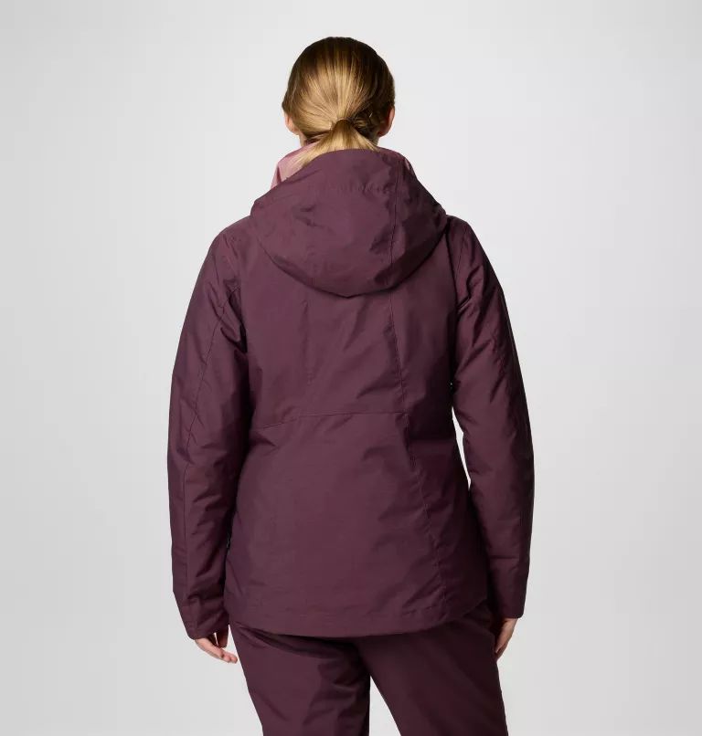 Columbia Whirlibird™ V Interchang Women Down Jackets Burgundy | ACOFNH-794