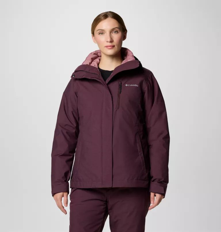 Columbia Whirlibird™ V Interchang Women Down Jackets Burgundy | ACOFNH-794