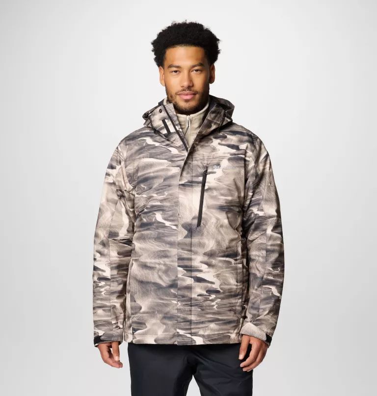 Columbia Whirlibird V™ Printed Interchange Men Jackets Grey | NKDZXP-083